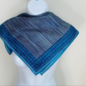 Beautiful Blues VintageVera Versatile Square Scarf